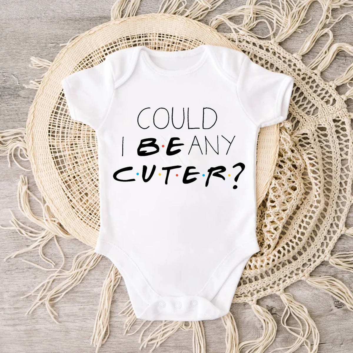 Could I BE any cuter? FRIENDS Baby Vest Bodysuit