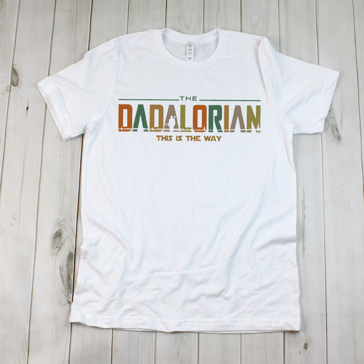 The Dadalorian White T-Shirt