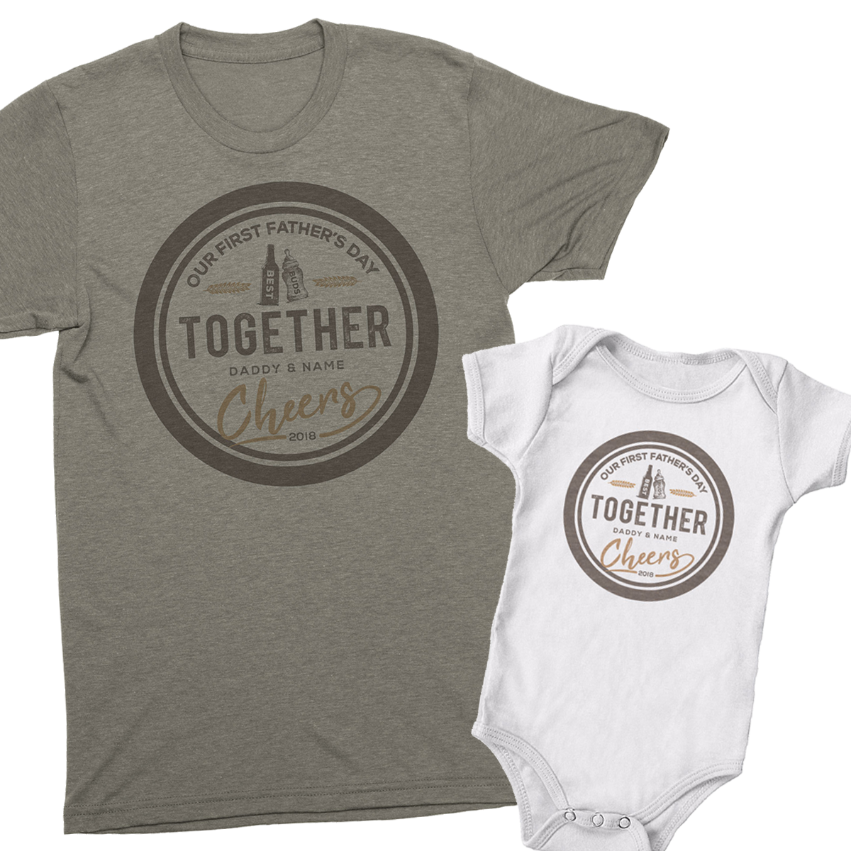 Our First Father&#39;s Day - Personalised gift- 2020