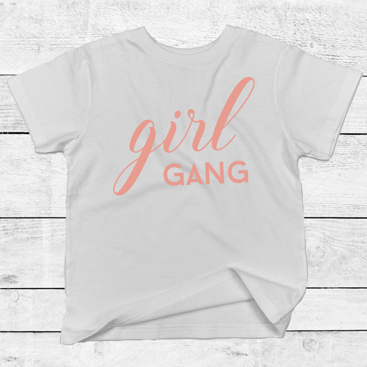 Girl Gang white T-Shirt   Top baby, toddler and kids sizes