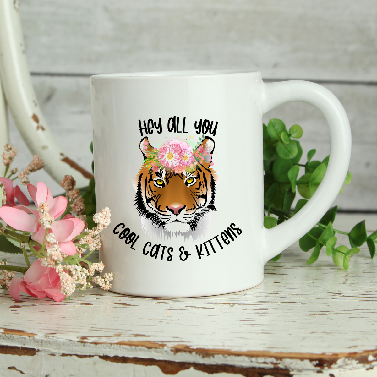 Hey All You Cool Cats &amp; Kittens funny coffee/tea Mug.