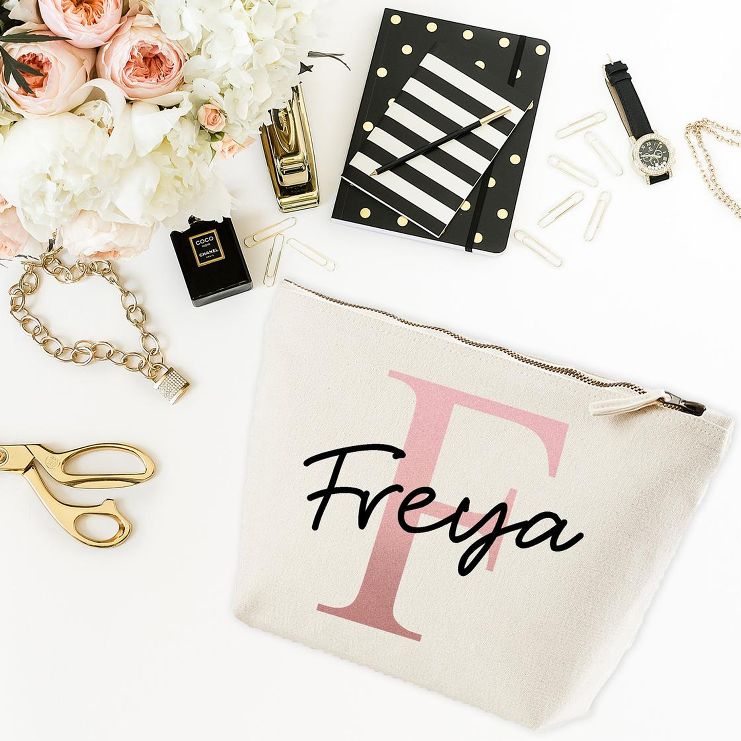 Personalised Make Up Bag / Accessory Pouch