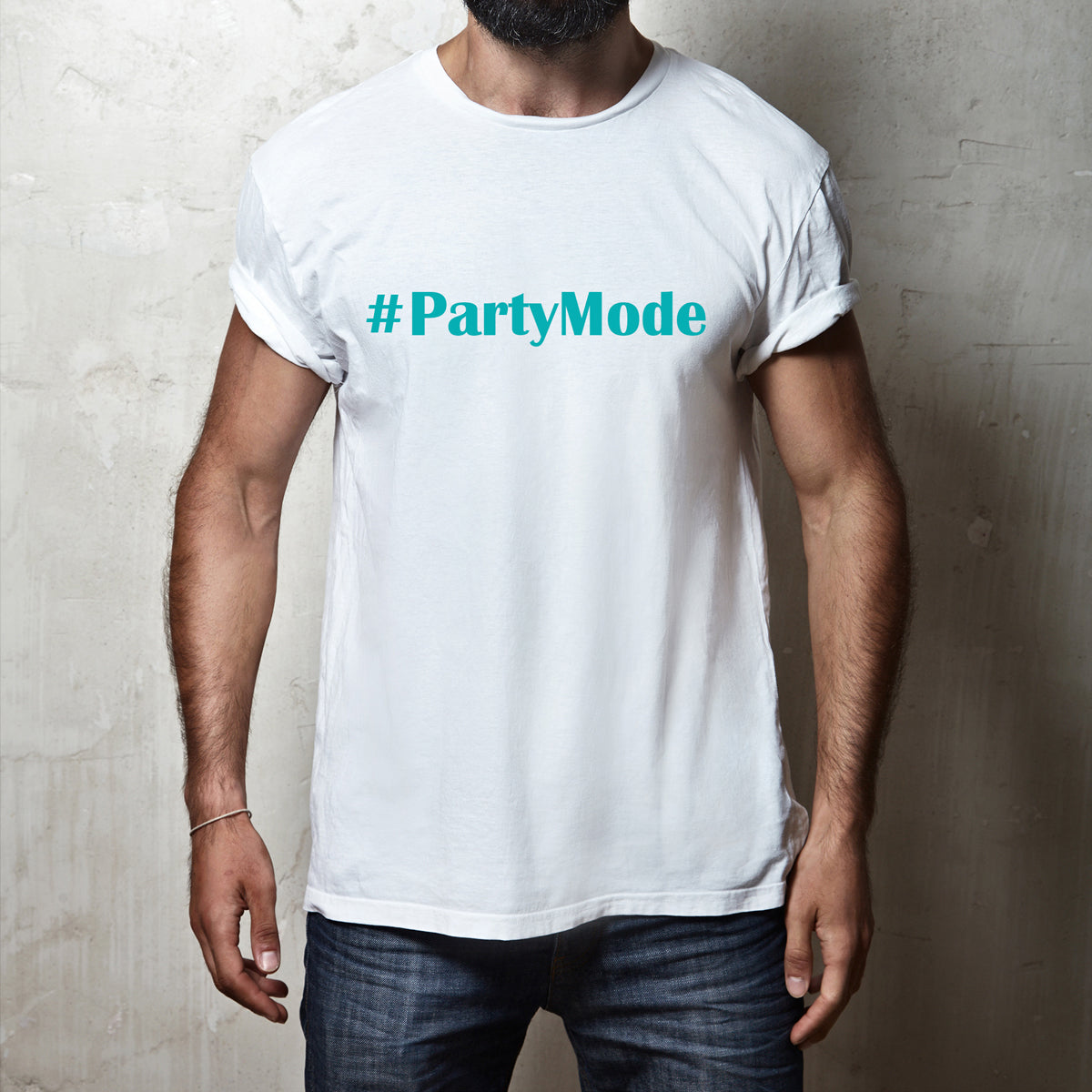 #PartyMode white t-shirt Qualifying (kids, mens & ladies sizes available)