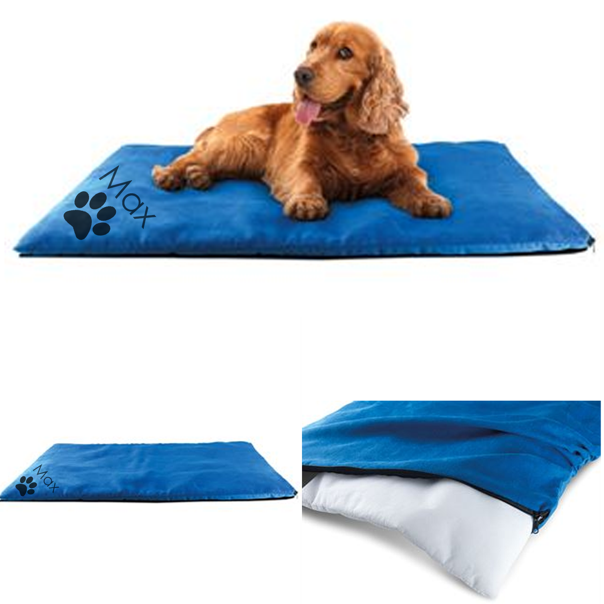 Personalised Dog Bed - in a range of 3 colours.