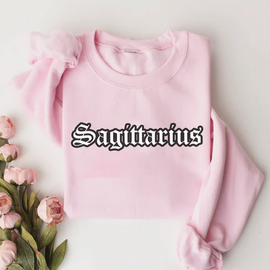 Baby Pink Star Sign Sweatshirt