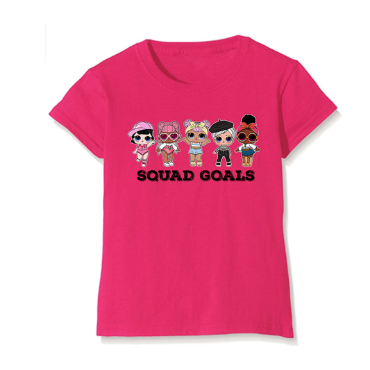 Squad Goals Surprise Doll Design T-Shirt Top