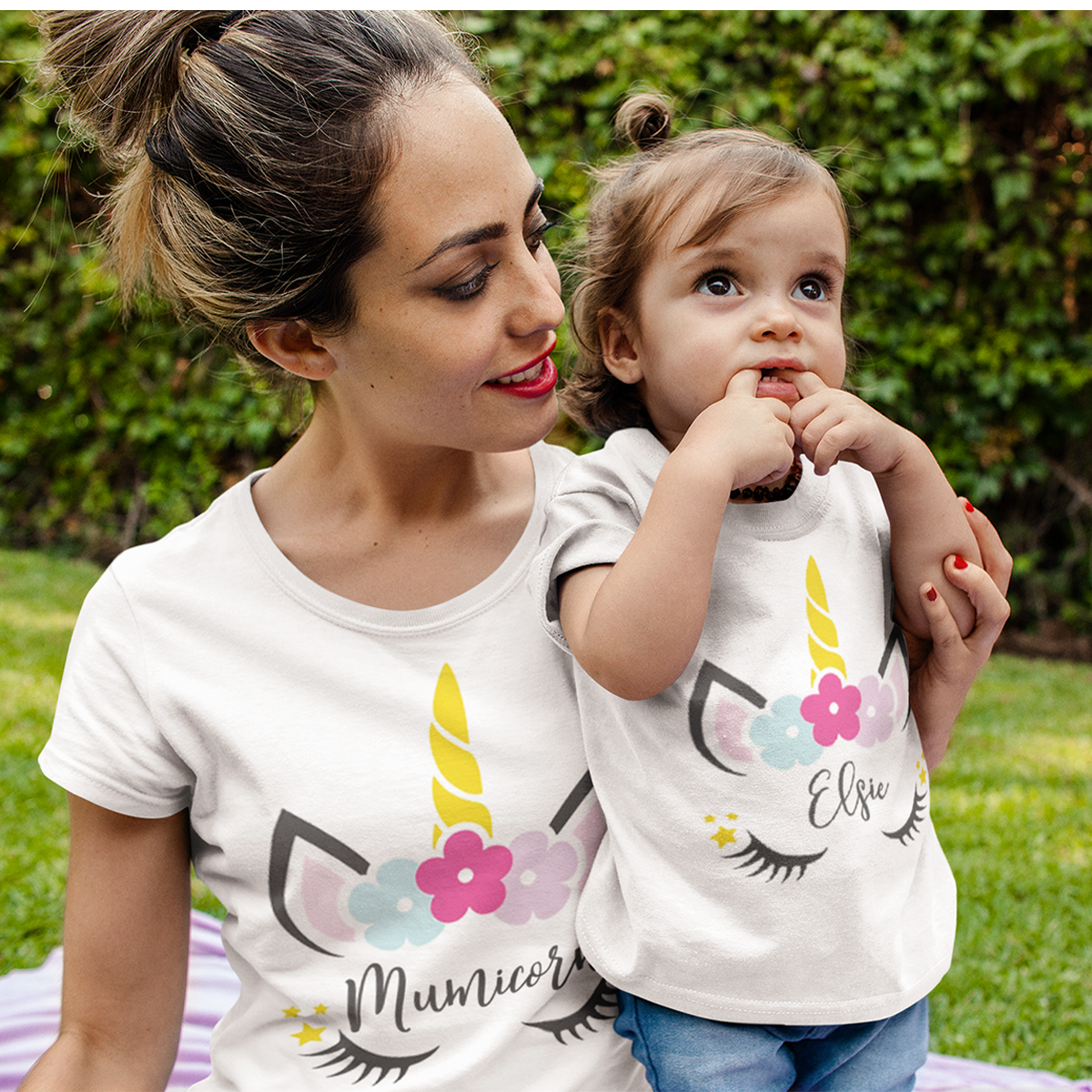 Personalised Unicorn Design T-Shirt Top baby, toddler and kids sizes!