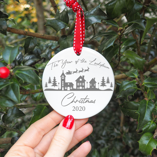 The Year of the Lockdown 2020 Christmas Tree Ornament/Decoration