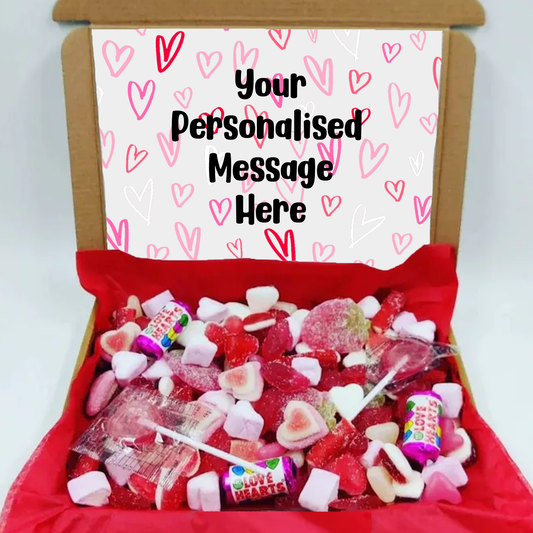 Personalised Happy Valentine's Day Sweet Box Gift
